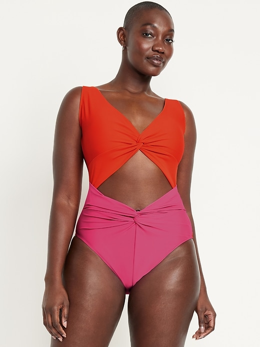 Image number 5 showing, Cutout One-Piece Swimsuit