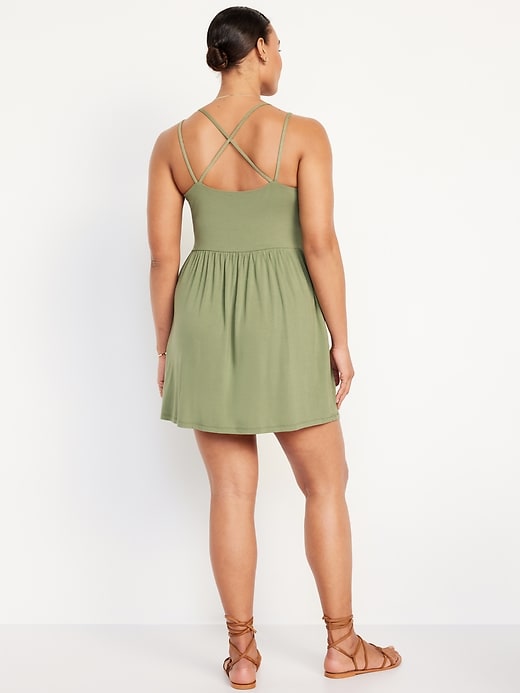 Image number 6 showing, Fit & Flare Strappy Mini Dress