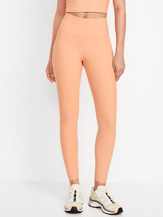 Image number 1 showing, High-Waisted PowerSoft 7/8 Leggings