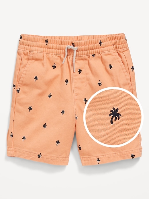 View large product image 1 of 1. Printed Functional-Drawstring Shorts for Toddler Boys