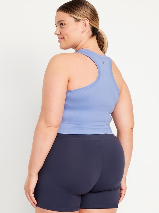 Image number 8 showing, Fitted Seamless Crop Tank Top