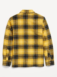 View large product image 3 of 3. Long-Sleeve Flannel Pocket Shirt for Boys