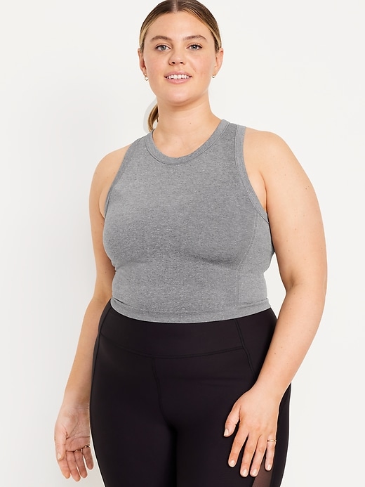 Image number 7 showing, Seamless Crop Performance Tank Top