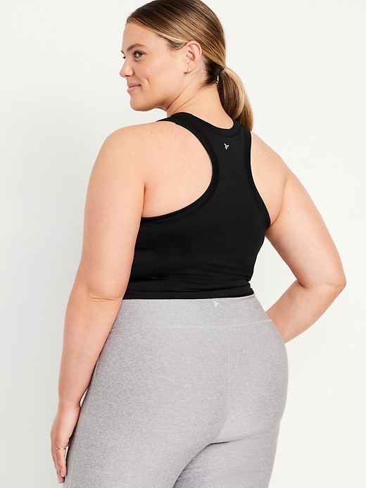 Image number 8 showing, Fitted Seamless Crop Tank Top