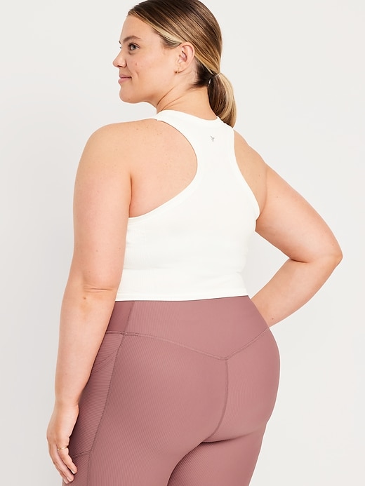 Image number 8 showing, Fitted Seamless Crop Tank Top