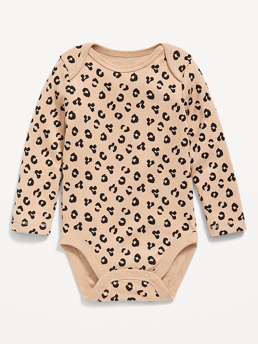 Image number 3 showing, Printed Long-Sleeve Bodysuit for Baby