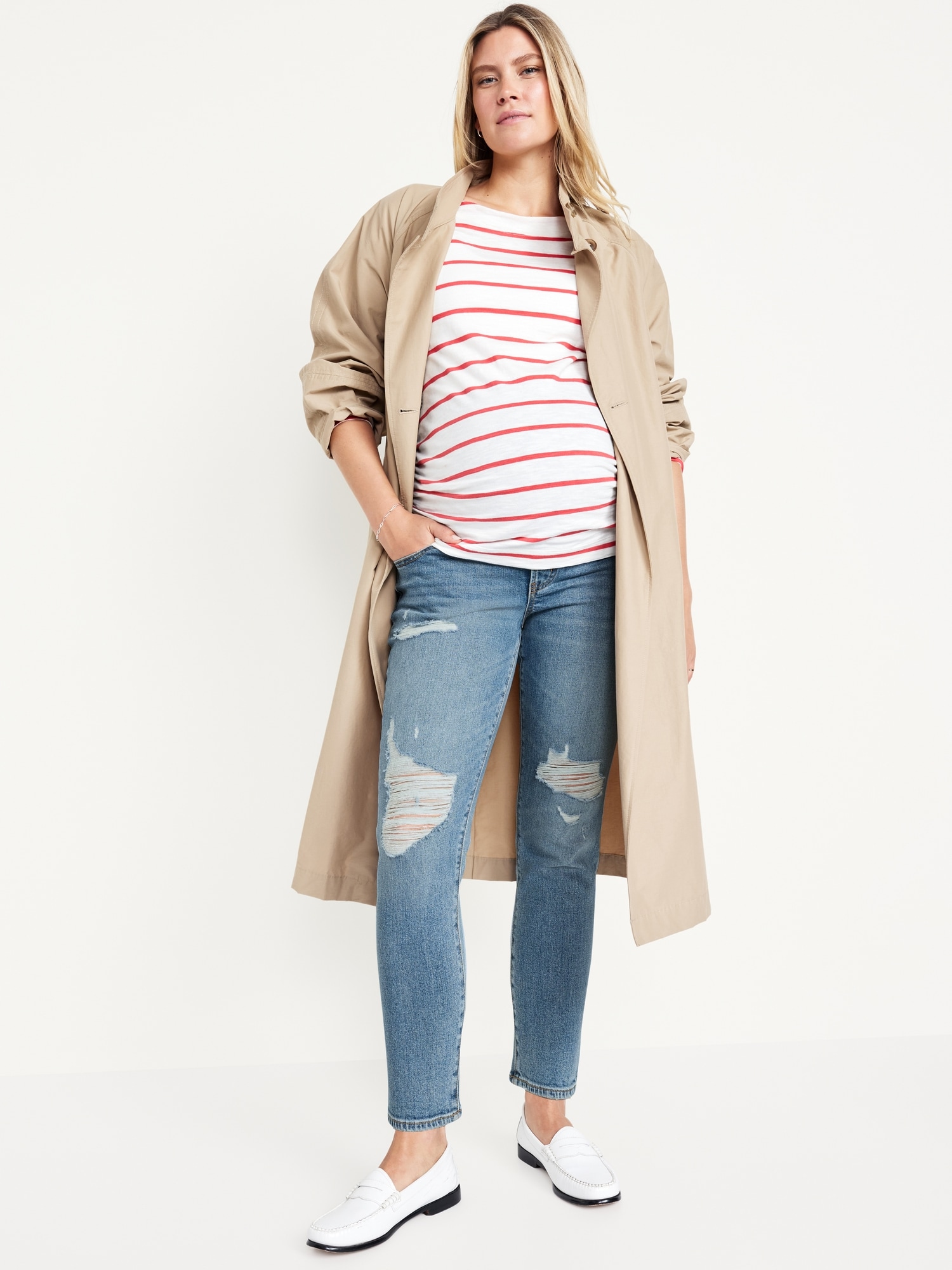 Maternity Full-Panel OG Straight Jeans