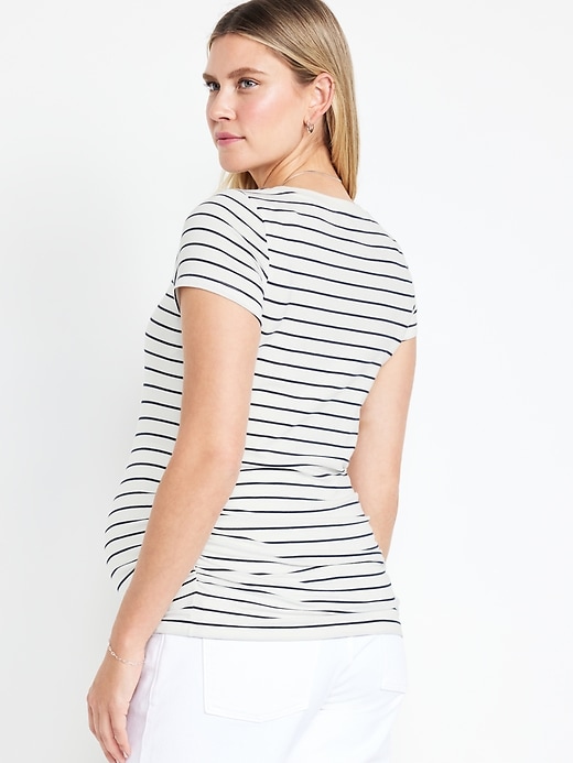 Image number 2 showing, Maternity Scoop-Neck T-Shirt