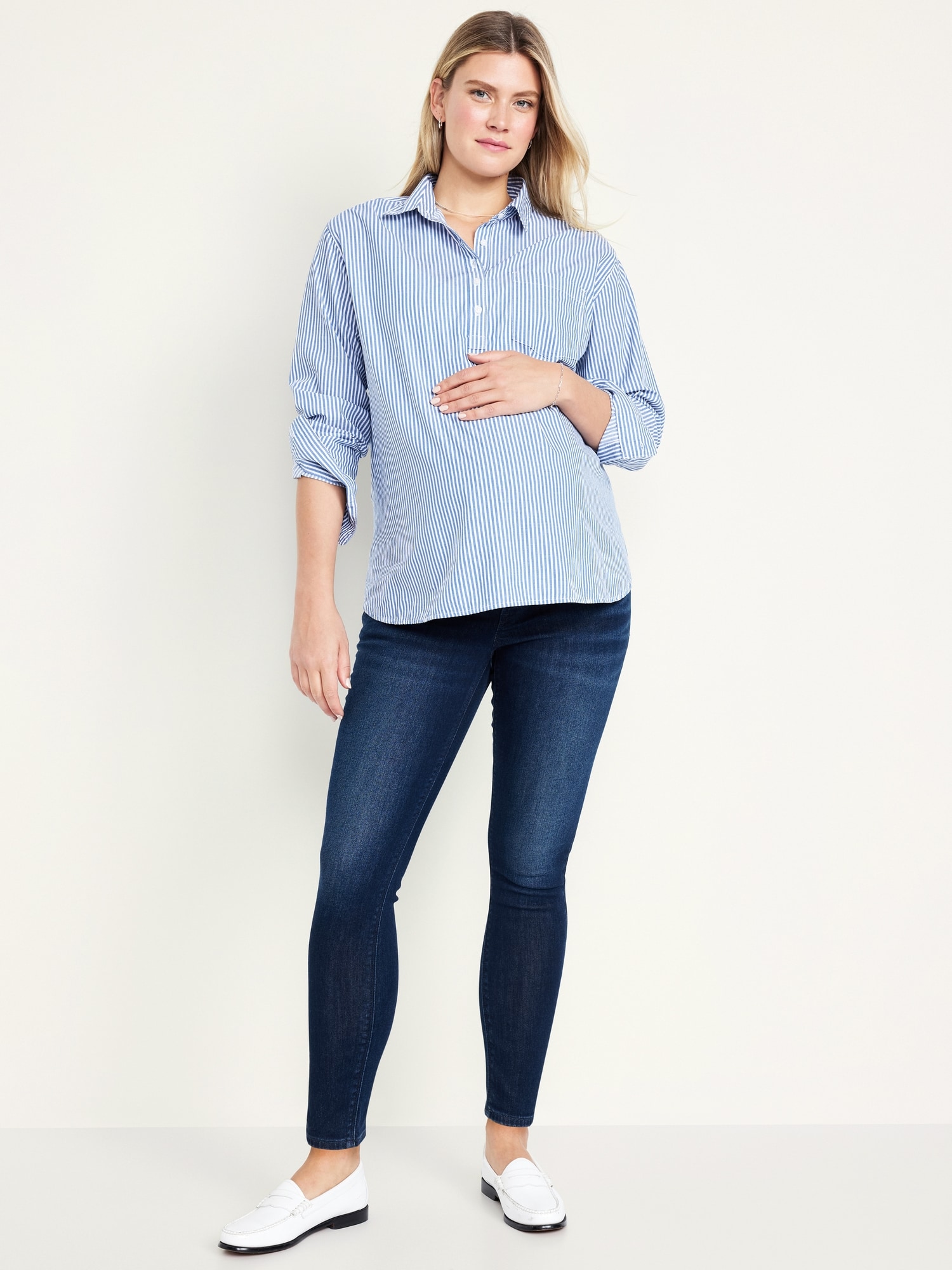 Maternity Full-Panel Wow Skinny Jeans