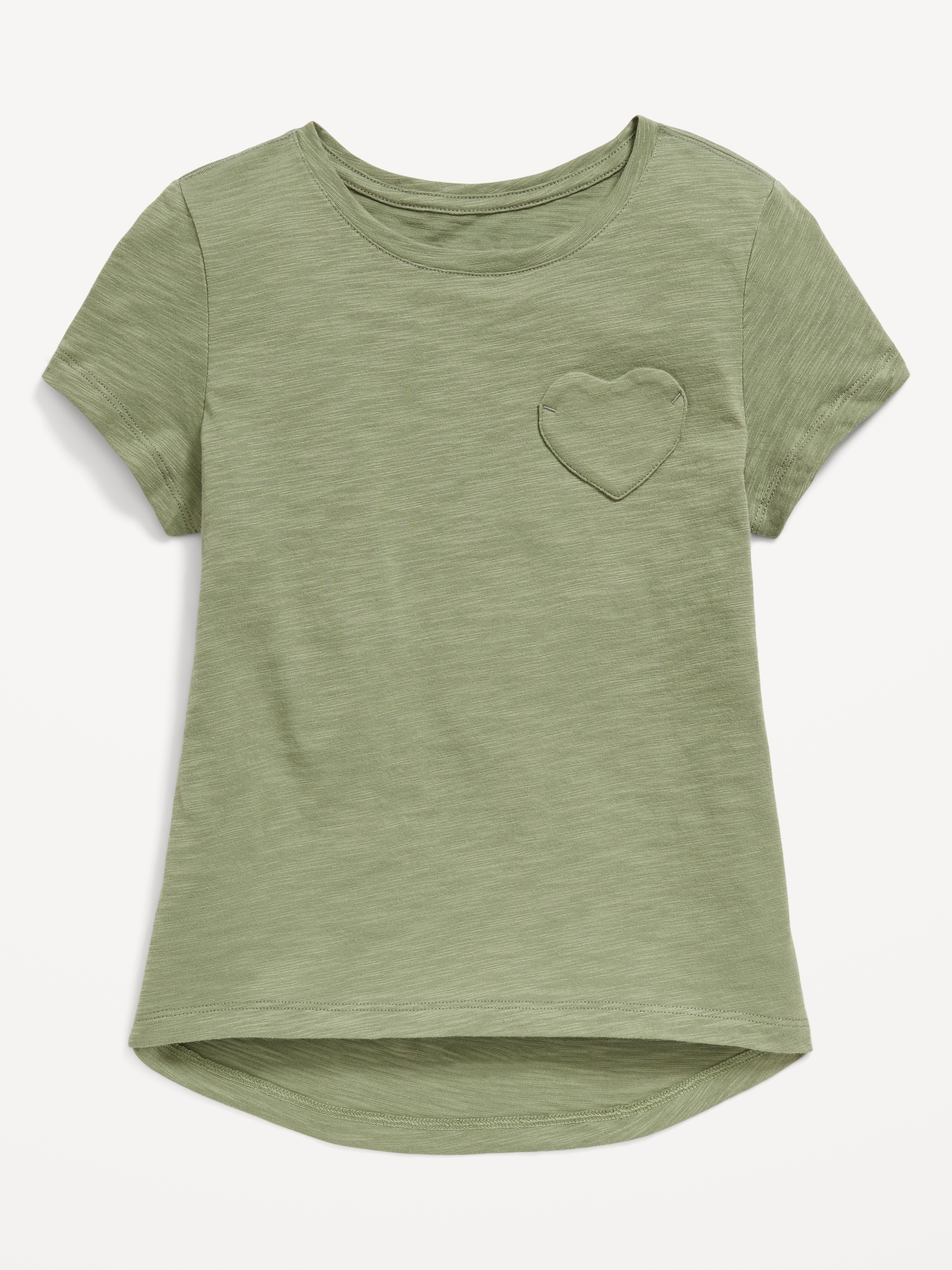 Softest Heart-Pocket T-Shirt for Girls