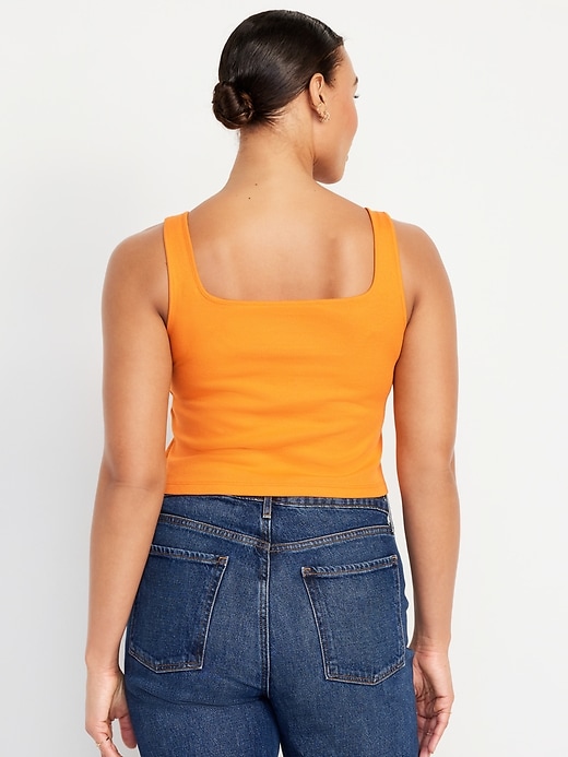 Image number 6 showing, Ultra-Crop Rib-Knit Tank Top