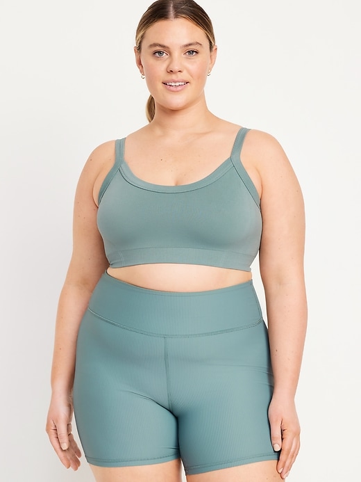 Image number 7 showing, Light Support Fluid Seamless Ribbed Sports Bra