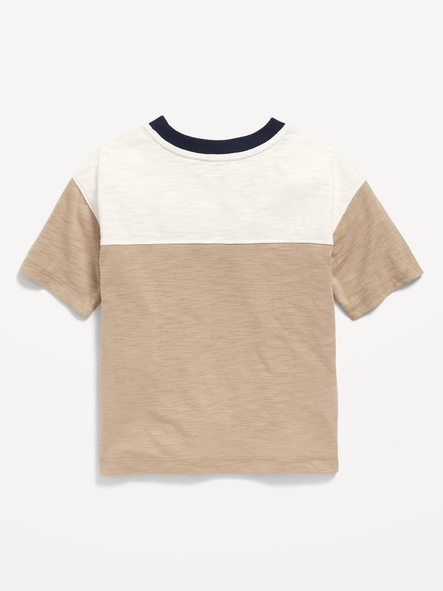 Oversized Color-Block T-Shirt for Toddler Boys