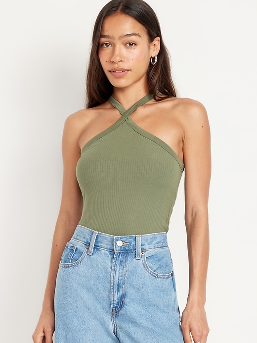 Image number 1 showing, Halter Tank Top