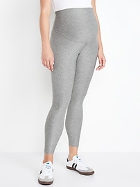 Image number 1 showing, Maternity Full-Panel Cloud+ 7/8 Leggings