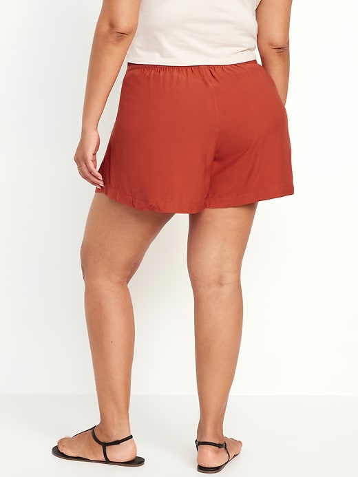 Image number 8 showing, High-Waisted Playa Shorts -- 4-inch inseam