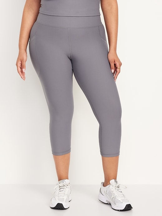 Image number 7 showing, High-Waisted PowerSoft Crop Leggings