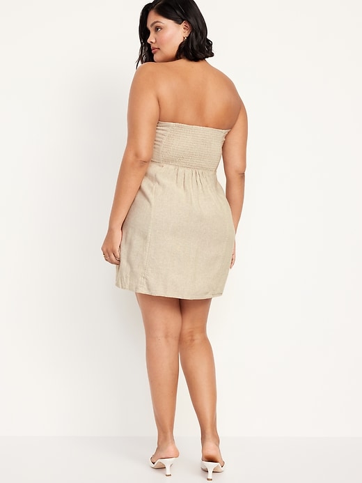 Image number 8 showing, Fit & Flare Strapless Mini Dress