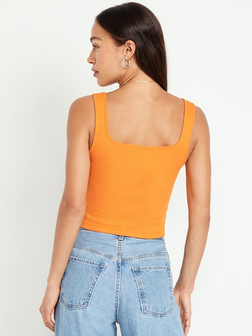 Image number 2 showing, Ultra-Crop Rib-Knit Tank Top