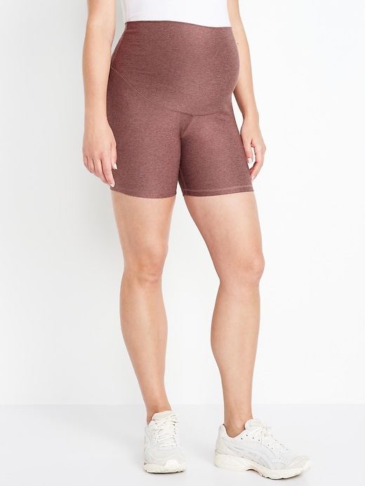 View large product image 1 of 2. Maternity Cloud+ Bike Short -- 6-inch inseam