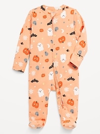 Image number 1 showing, 2-Way-Zip Sleep & Play Footed One-Piece for Baby