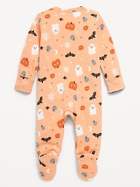 Image number 2 showing, 2-Way-Zip Sleep & Play Footed One-Piece for Baby