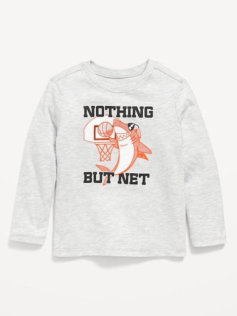 Long-Sleeve Graphic T-Shirt for Toddler Boys