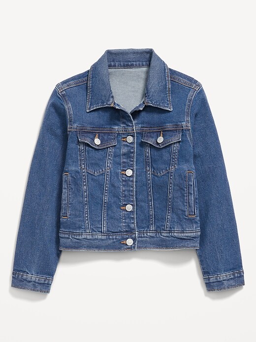 View large product image 1 of 3. Jean Trucker Jacket for Girls