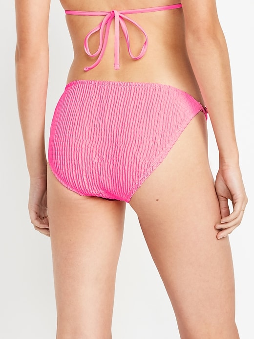 Image number 2 showing, Mid-Rise String Bikini Swim Bottoms