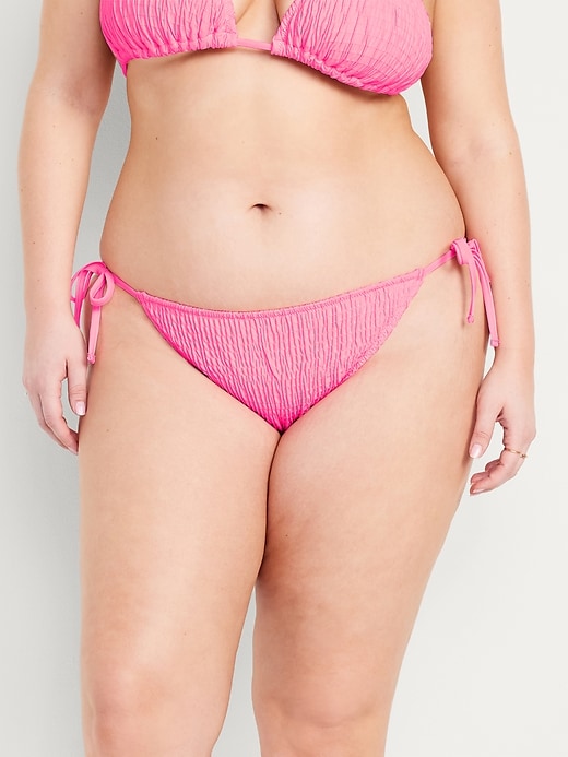 Image number 7 showing, Mid-Rise String Bikini Swim Bottoms