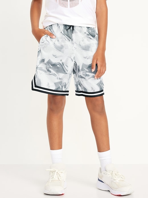 View large product image 1 of 4. Mesh Basketball Shorts for Boys (At Knee)