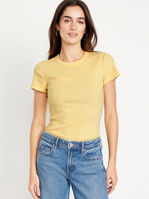 Image number 1 showing, Snug Crop T-Shirt