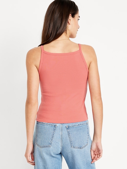 L'image numéro 2 présente Camisole en tricot côtelé