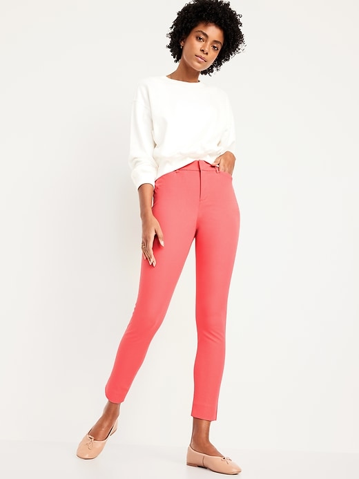 Image number 3 showing, High-Waisted Pixie Skinny Ankle Pants