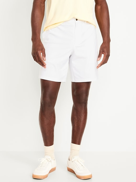 Image number 1 showing, Tech Hybrid Chino Shorts -- 8-inch inseam