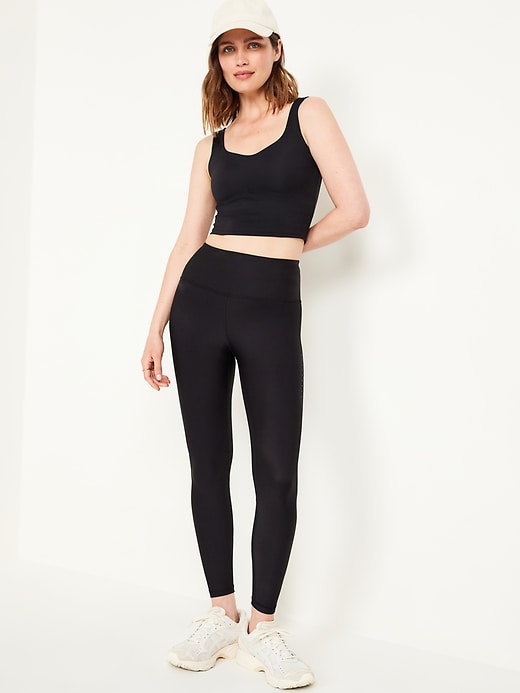 L'image numéro 3 présente Legging PowerSoft à taille haute longueur 7/8