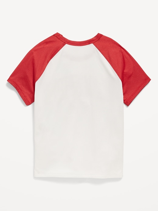 Voir une image plus grande du produit 2 de 2. T-shirt à manches raglan Go-Dry Doux nuage 94 pour Fille