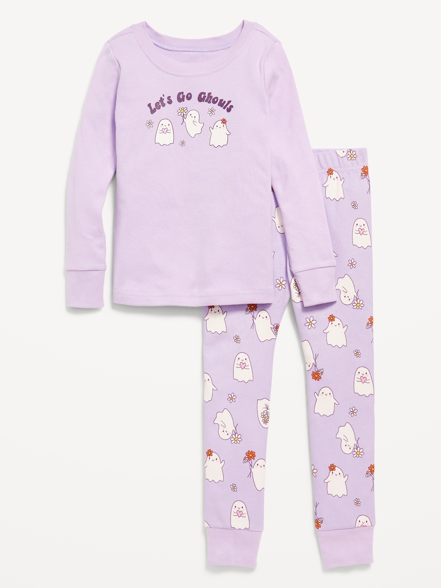 Printed Snug-Fit Pajama Set for Toddler & Baby