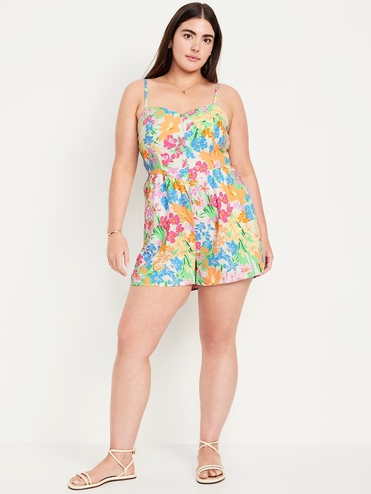 Image number 4 showing, Fit & Flare Cami Romper