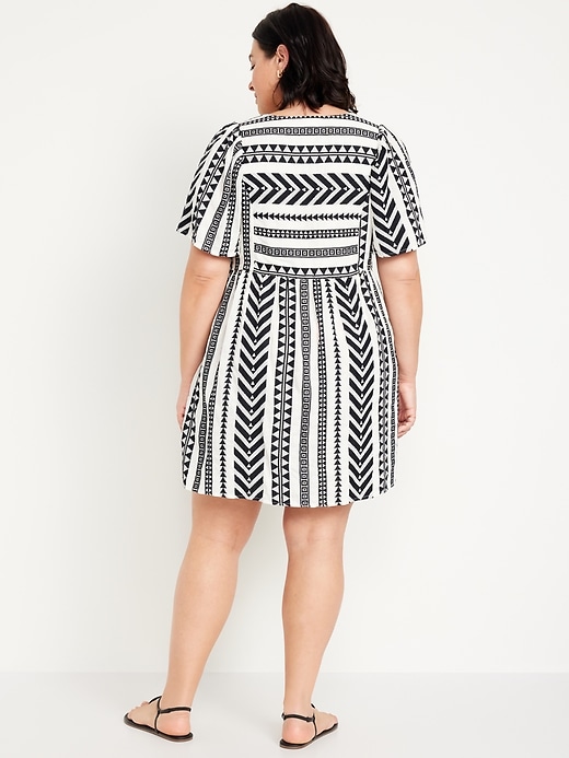 Image number 8 showing, Jacquard Mini Swing Dress