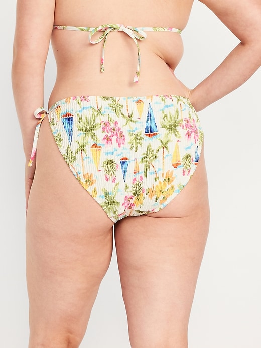 Image number 6 showing, Mid-Rise String Bikini Swim Bottoms