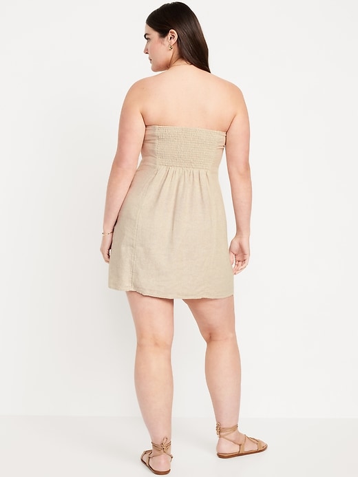 Image number 6 showing, Fit & Flare Strapless Mini Dress