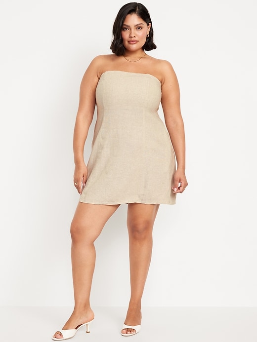 Image number 7 showing, Fit & Flare Strapless Mini Dress