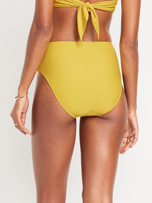 Image number 2 showing, High-Waisted Bikini Swim Bottoms