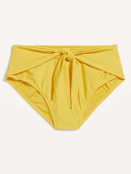 Image number 4 showing, High-Waisted Bikini Swim Bottoms