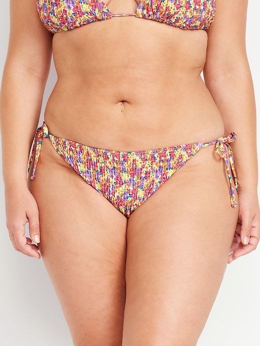 Image number 7 showing, Mid-Rise String Bikini Swim Bottoms