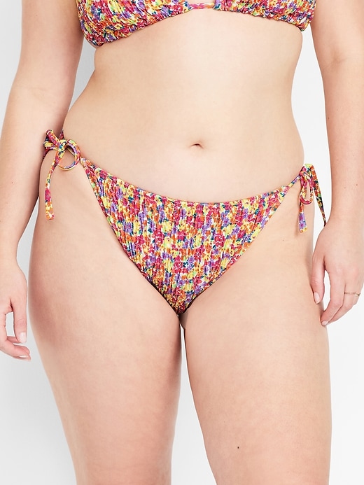 Image number 5 showing, Mid-Rise String Bikini Swim Bottoms