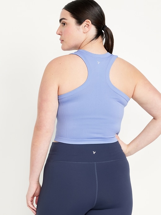 Image number 6 showing, Fitted Seamless Crop Tank Top