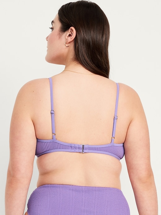 Image number 6 showing, Ribbed Underwire Bikini Swim Top