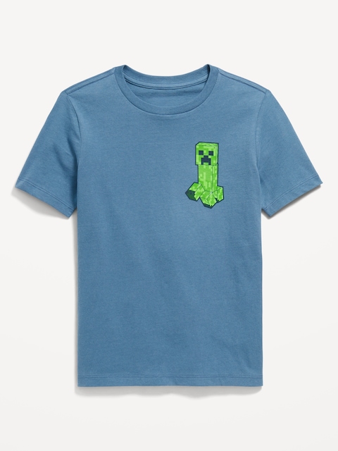 Minecraft™ Gender-Neutral Graphic T-Shirt for Kids